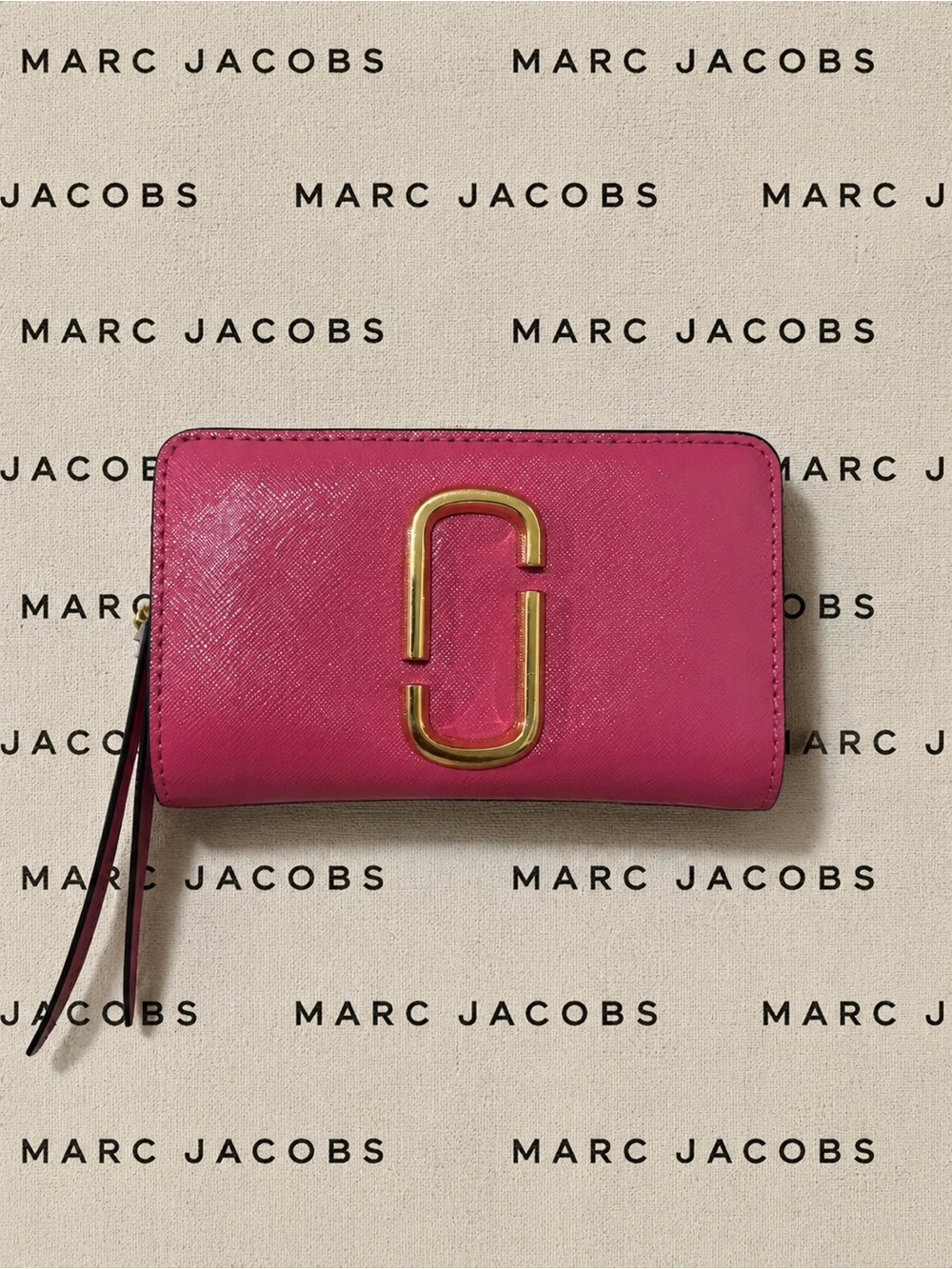 Marc Jacobs Snapshot Pink and Red Wallet